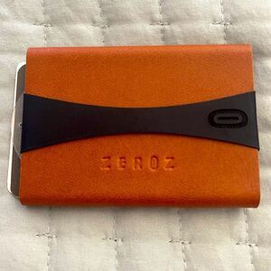 Zeroz Wallet - Cognac Color, Leather